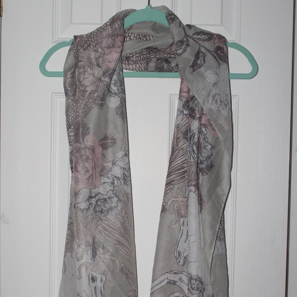 Whimsical Patterned Scarf